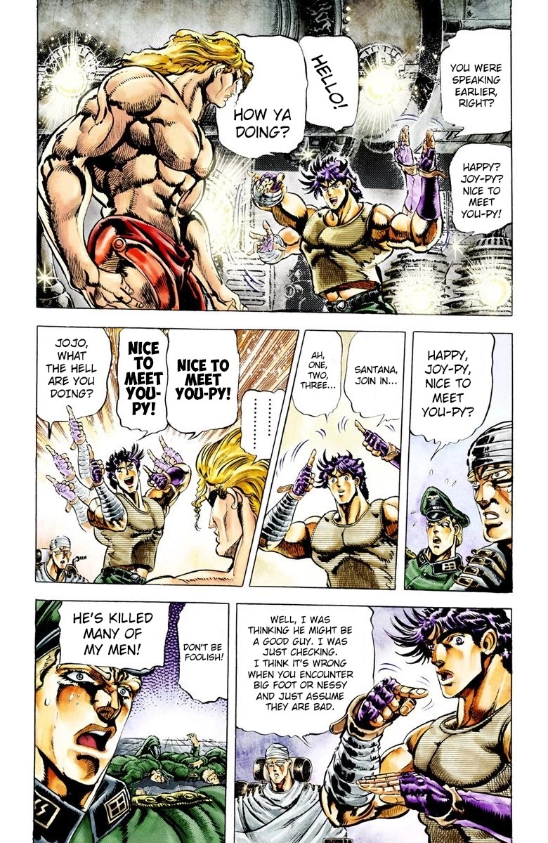 JoJo's Bizarre Adventure Part 2 - Battle Tendency (Official Colored) chapter 14 page 5