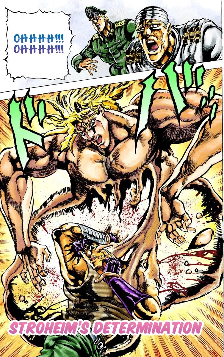 JoJo's Bizarre Adventure Part 2 - Battle Tendency (Official Colored) chapter 16 page 1