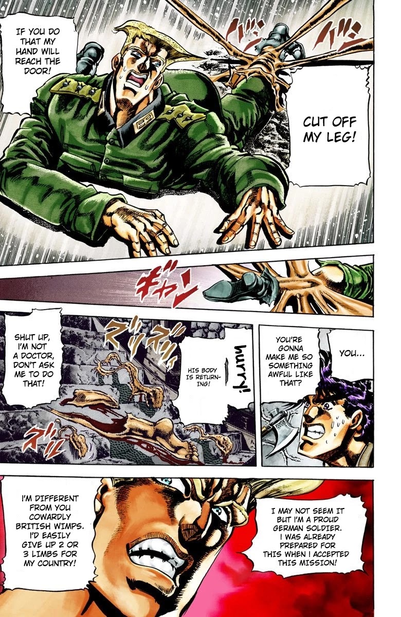 JoJo's Bizarre Adventure Part 2 - Battle Tendency (Official Colored) chapter 16 page 16