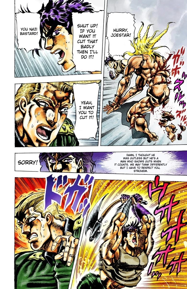 JoJo's Bizarre Adventure Part 2 - Battle Tendency (Official Colored) chapter 16 page 17