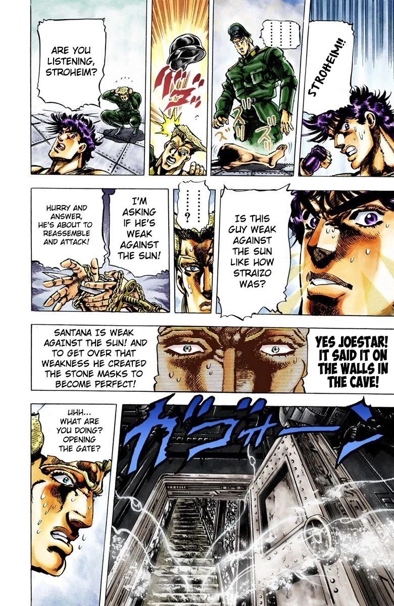 JoJo's Bizarre Adventure Part 2 - Battle Tendency (Official Colored) chapter 16 page 5