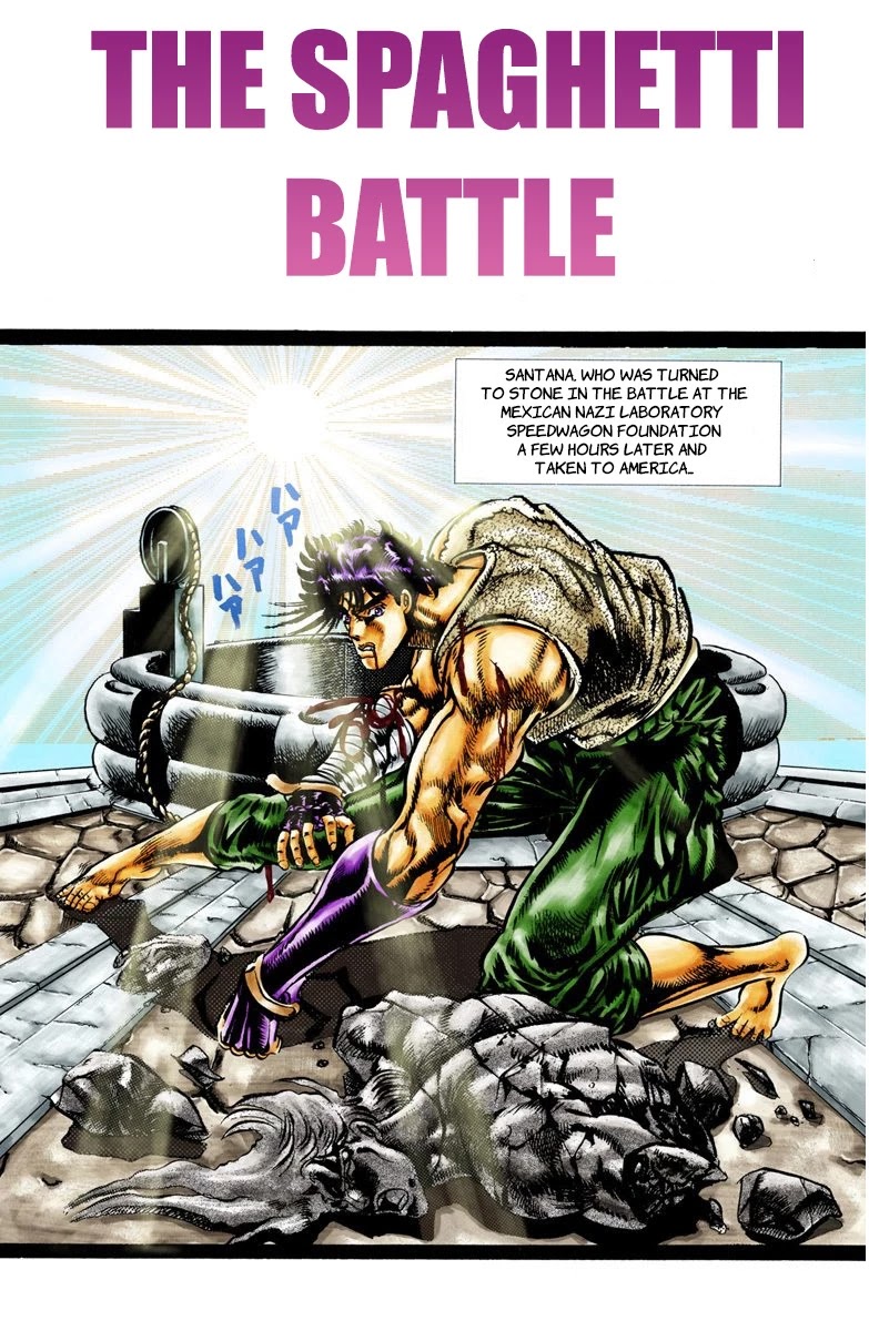 JoJo's Bizarre Adventure Part 2 - Battle Tendency (Official Colored) chapter 18 page 1