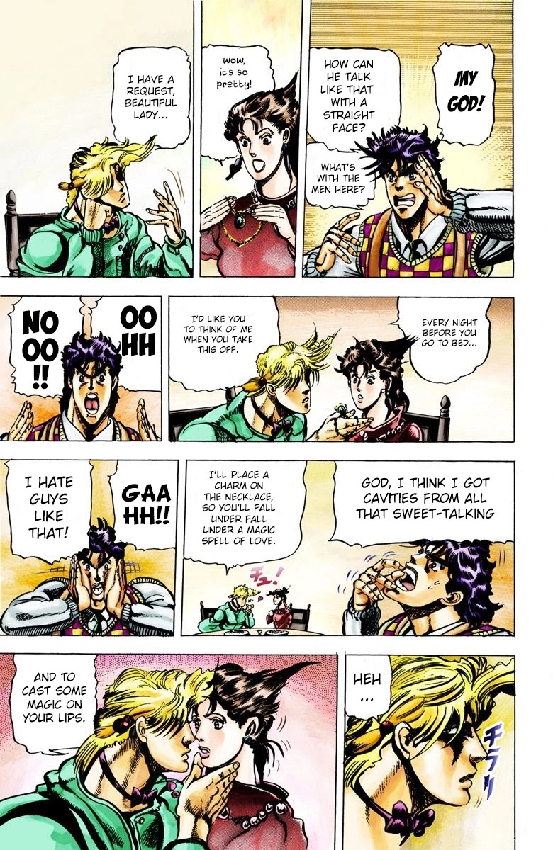 JoJo's Bizarre Adventure Part 2 - Battle Tendency (Official Colored) chapter 18 page 12