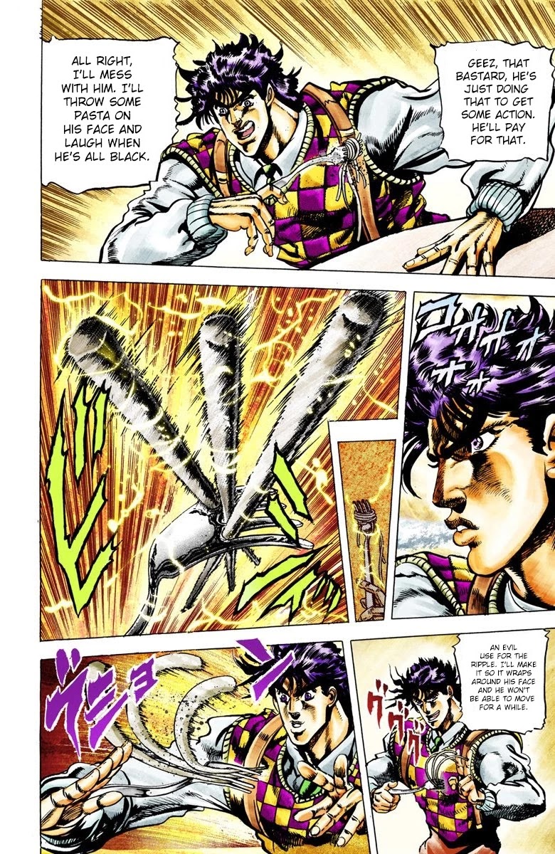 JoJo's Bizarre Adventure Part 2 - Battle Tendency (Official Colored) chapter 18 page 13