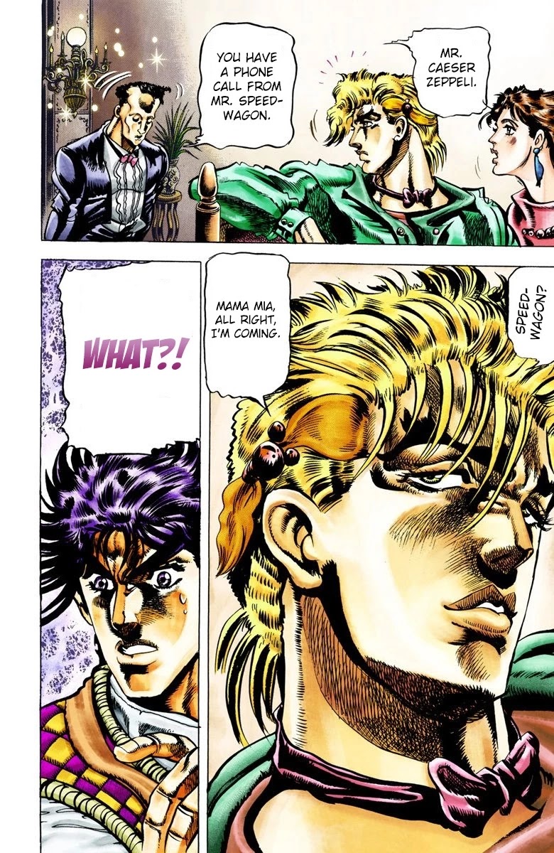 JoJo's Bizarre Adventure Part 2 - Battle Tendency (Official Colored) chapter 18 page 17