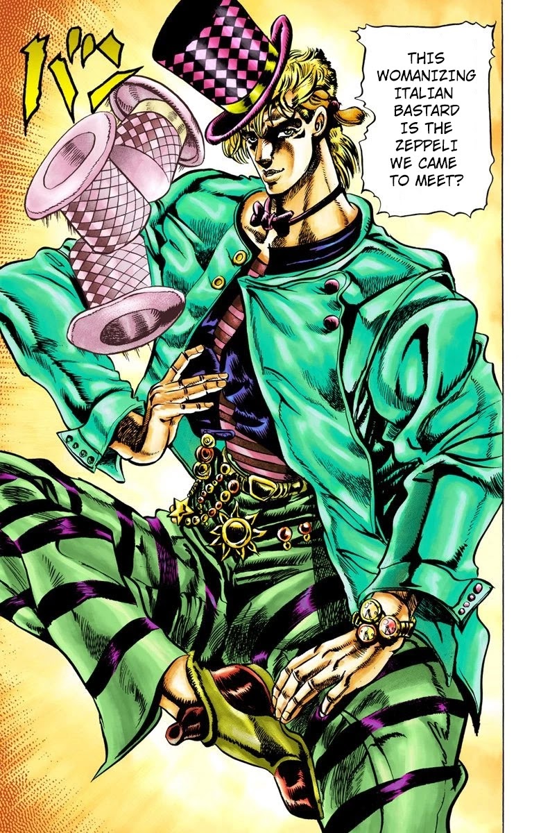 JoJo's Bizarre Adventure Part 2 - Battle Tendency (Official Colored) chapter 18 page 18