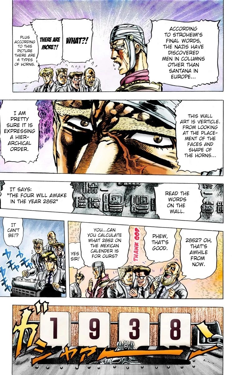 JoJo's Bizarre Adventure Part 2 - Battle Tendency (Official Colored) chapter 18 page 8