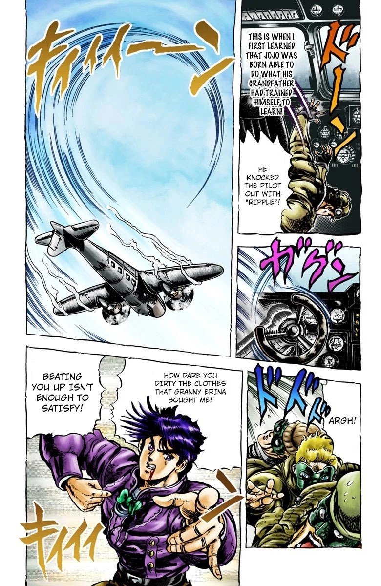 JoJo's Bizarre Adventure Part 2 - Battle Tendency (Official Colored) chapter 2 page 12