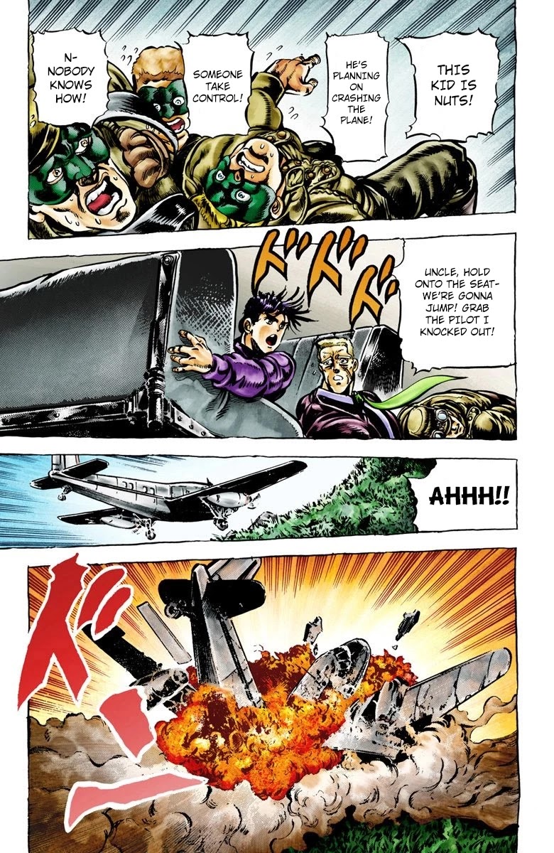 JoJo's Bizarre Adventure Part 2 - Battle Tendency (Official Colored) chapter 2 page 13