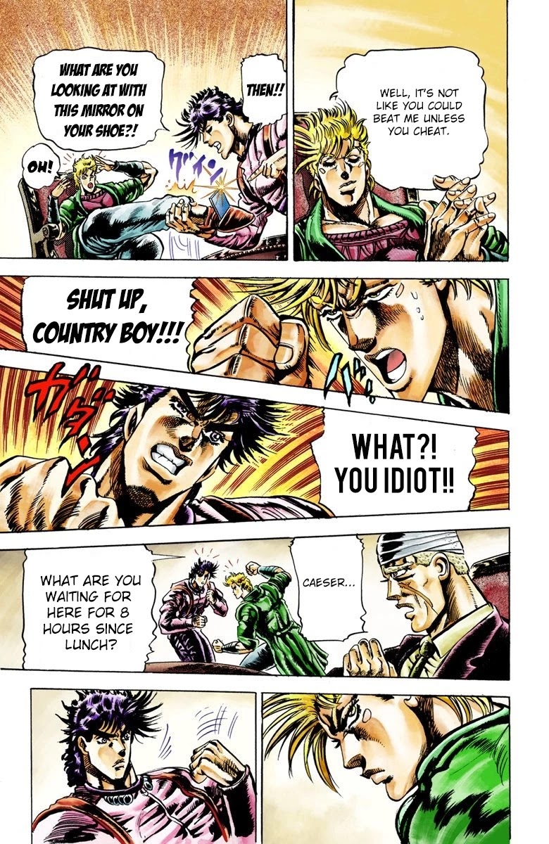 JoJo's Bizarre Adventure Part 2 - Battle Tendency (Official Colored) chapter 21 page 5