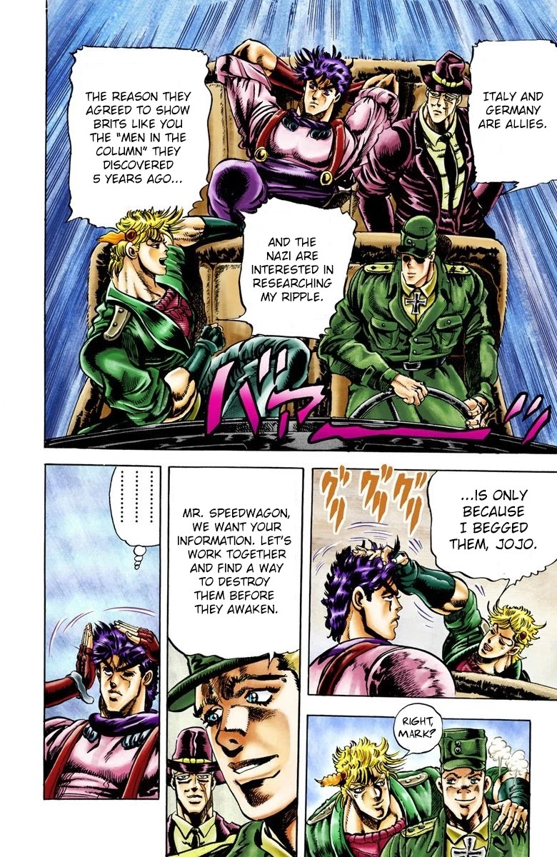 JoJo's Bizarre Adventure Part 2 - Battle Tendency (Official Colored) chapter 21 page 8