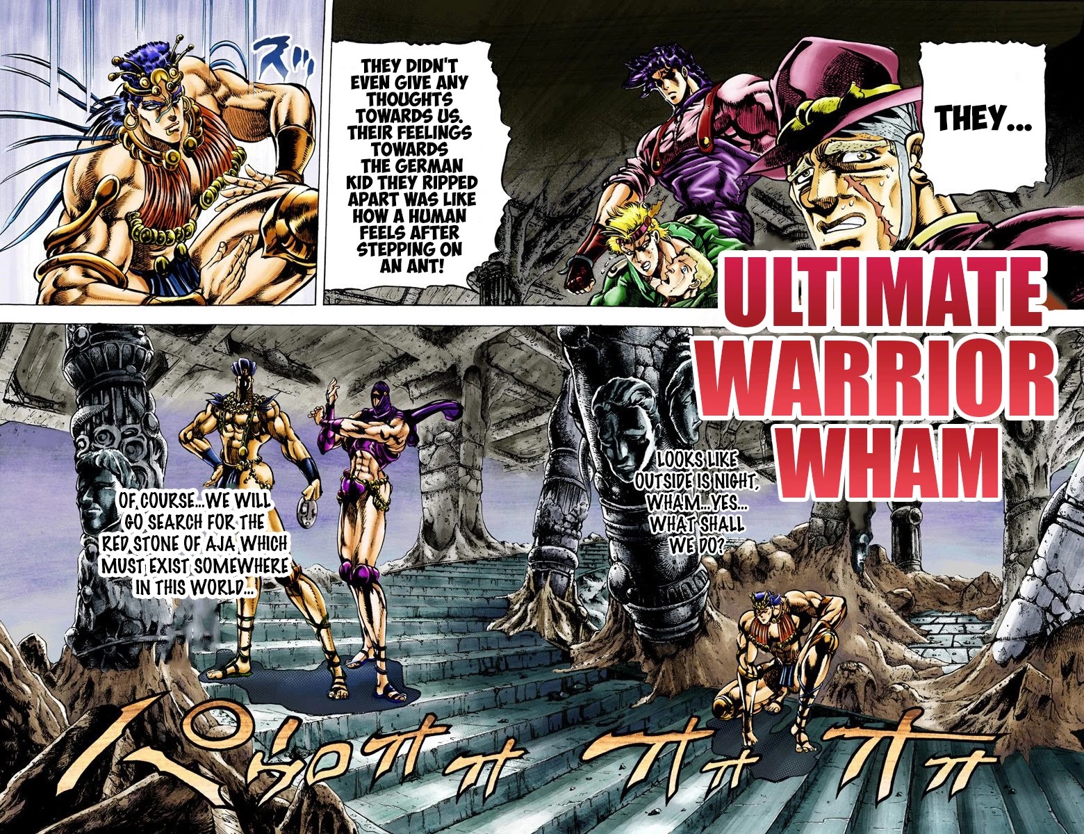 JoJo's Bizarre Adventure Part 2 - Battle Tendency (Official Colored) chapter 22 page 1