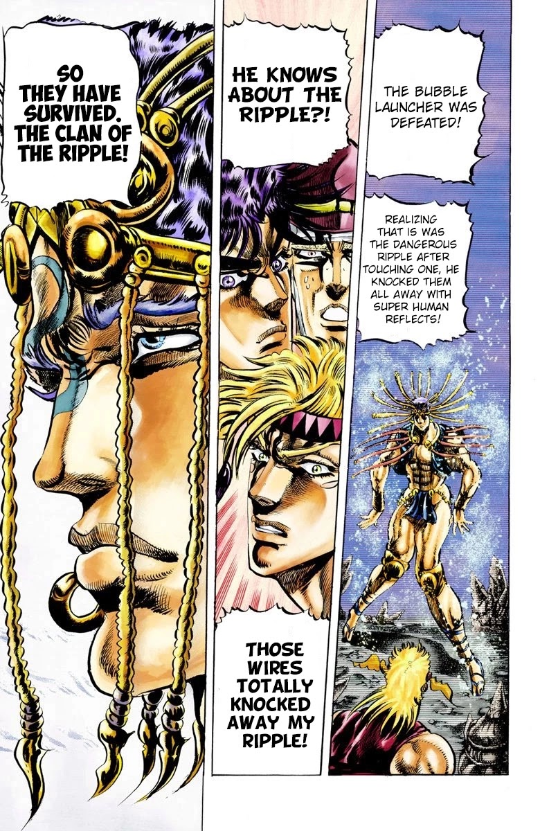 JoJo's Bizarre Adventure Part 2 - Battle Tendency (Official Colored) chapter 22 page 15