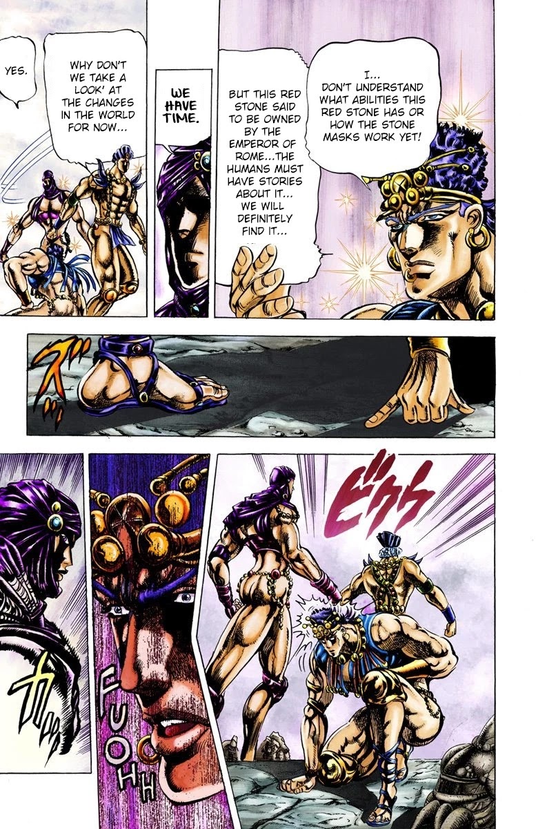 JoJo's Bizarre Adventure Part 2 - Battle Tendency (Official Colored) chapter 22 page 3