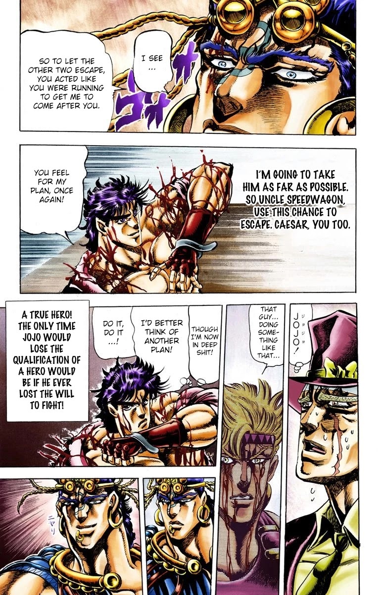 JoJo's Bizarre Adventure Part 2 - Battle Tendency (Official Colored) chapter 25 page 19