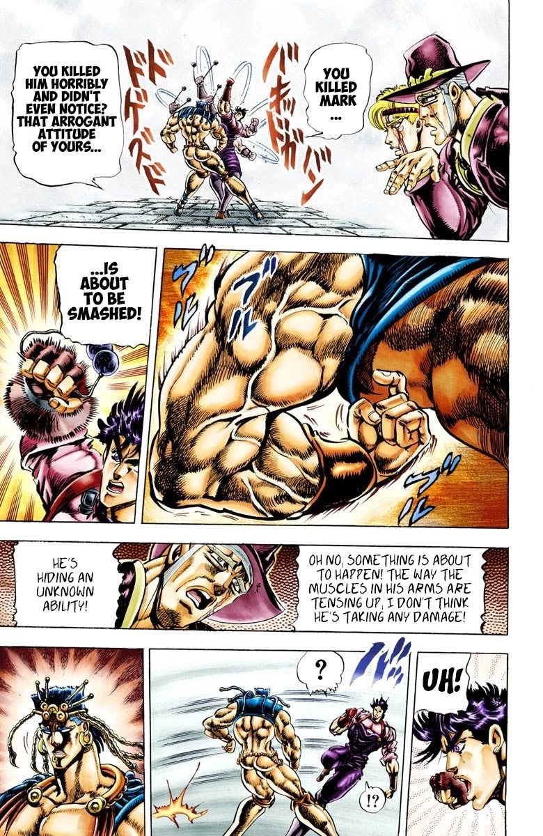 JoJo's Bizarre Adventure Part 2 - Battle Tendency (Official Colored) chapter 25 page 3