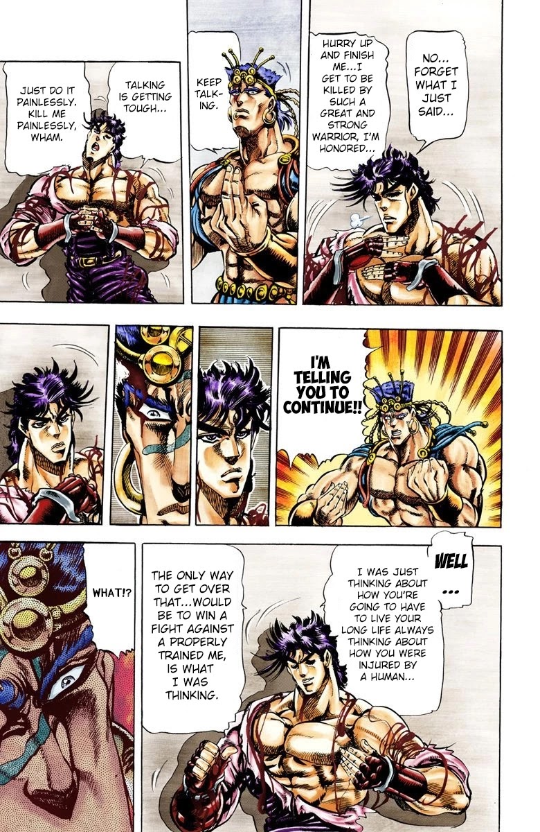 JoJo's Bizarre Adventure Part 2 - Battle Tendency (Official Colored) chapter 26 page 7