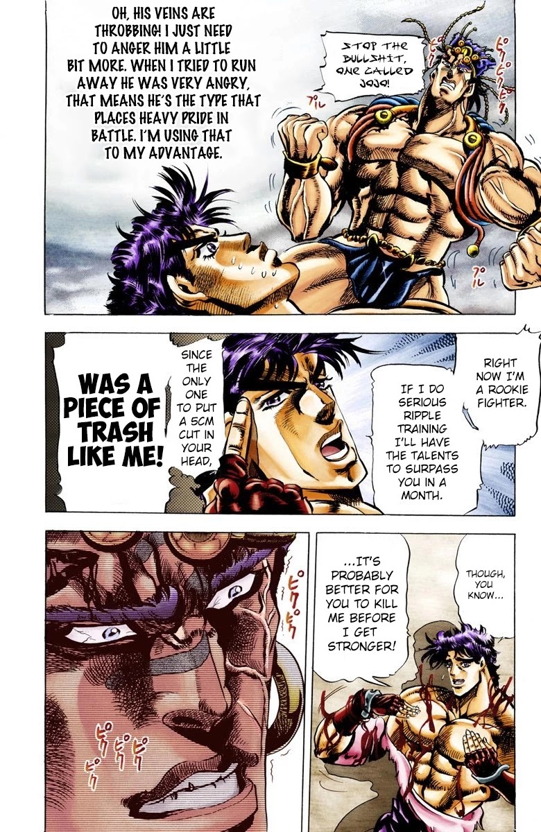 JoJo's Bizarre Adventure Part 2 - Battle Tendency (Official Colored) chapter 26 page 8