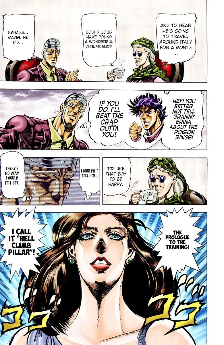 JoJo's Bizarre Adventure Part 2 - Battle Tendency (Official Colored) chapter 28 page 15