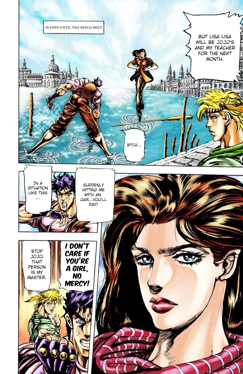 JoJo's Bizarre Adventure Part 2 - Battle Tendency (Official Colored) chapter 28 page 3