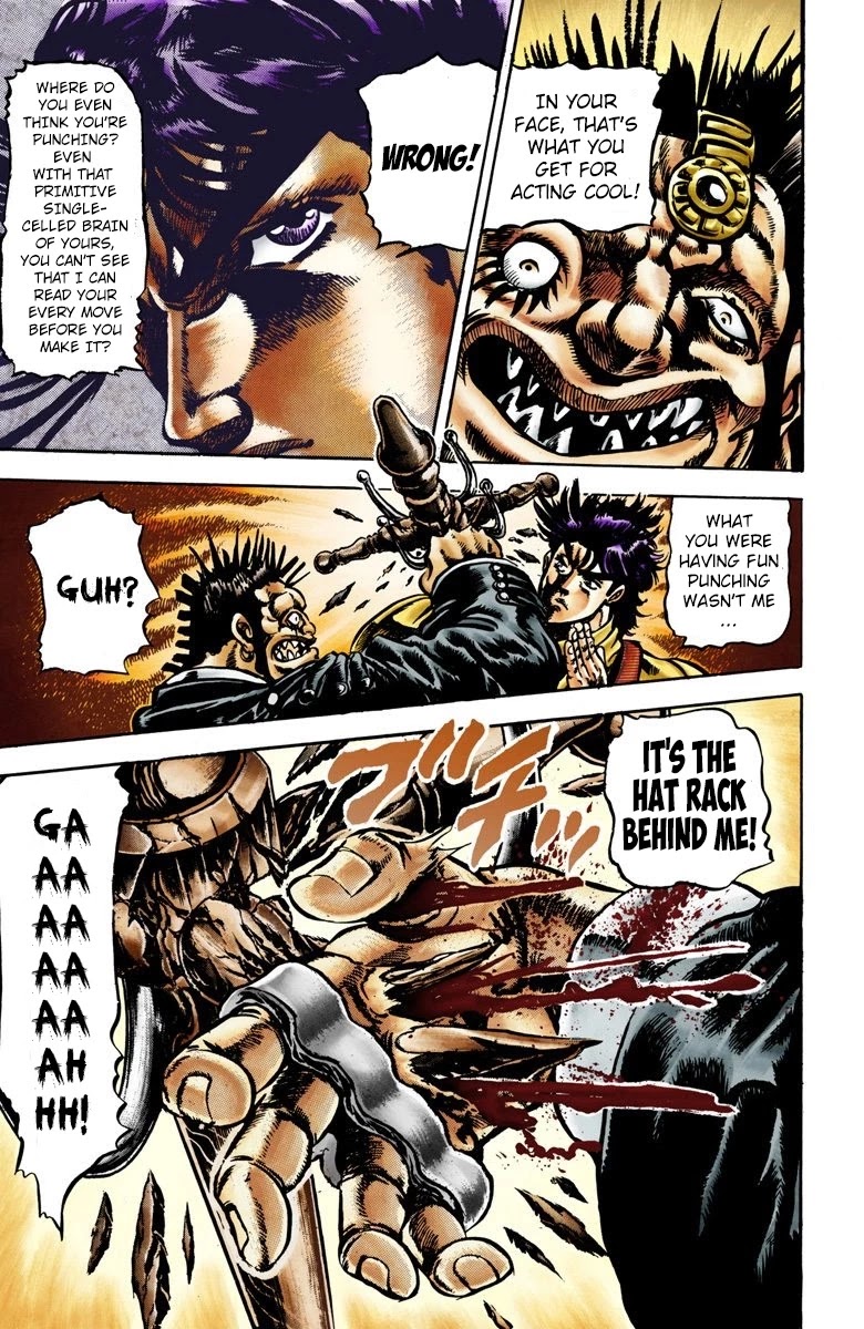 JoJo's Bizarre Adventure Part 2 - Battle Tendency (Official Colored) chapter 3 page 17