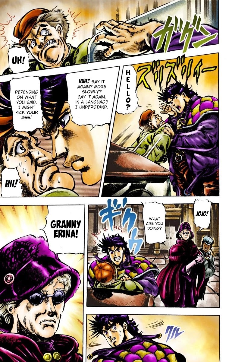 JoJo's Bizarre Adventure Part 2 - Battle Tendency (Official Colored) chapter 3 page 3