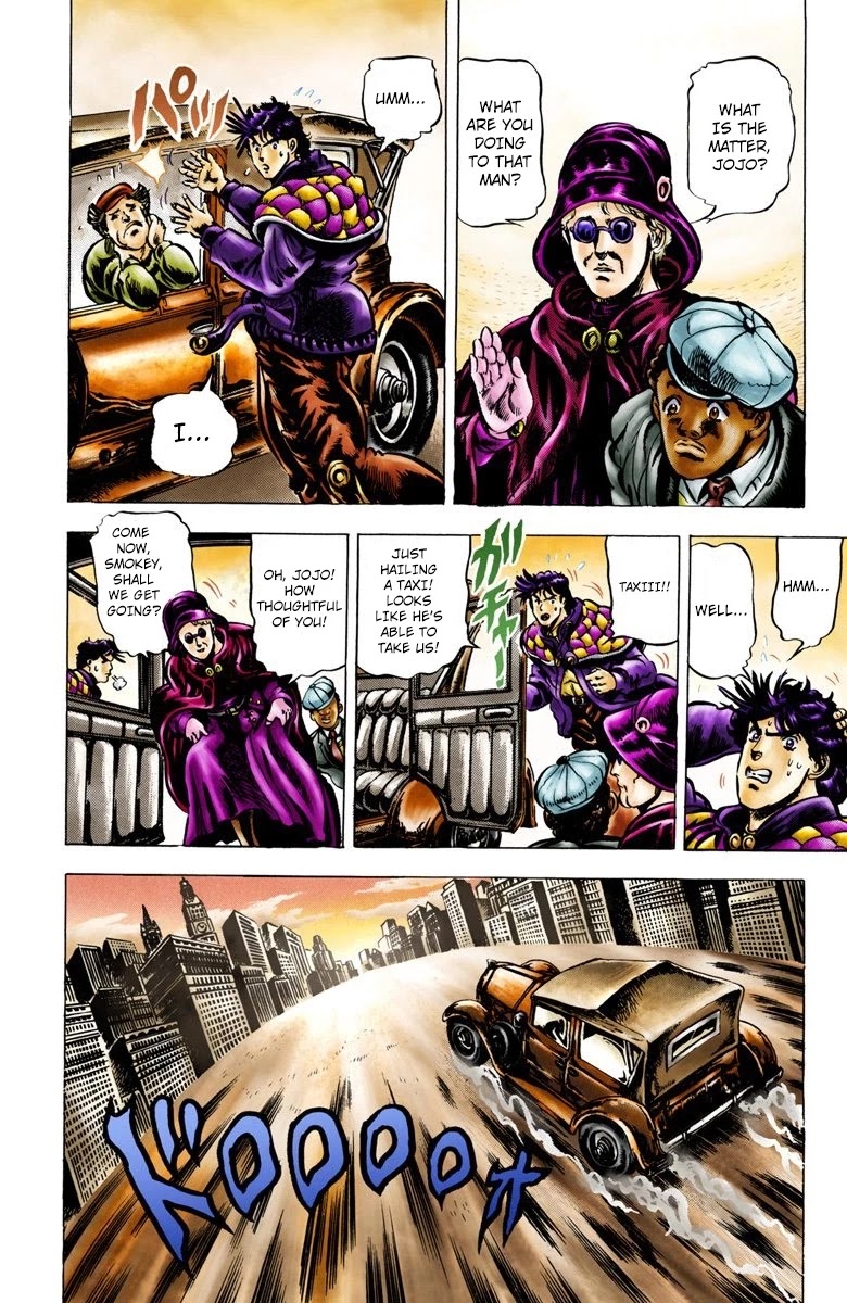 JoJo's Bizarre Adventure Part 2 - Battle Tendency (Official Colored) chapter 3 page 4