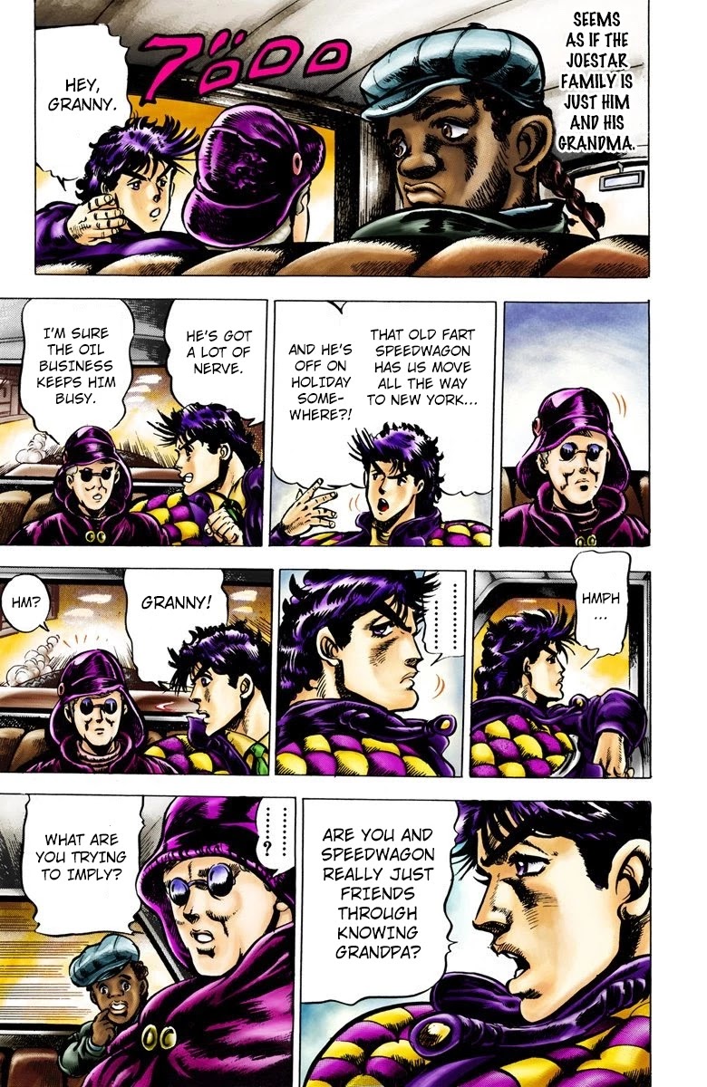 JoJo's Bizarre Adventure Part 2 - Battle Tendency (Official Colored) chapter 3 page 5