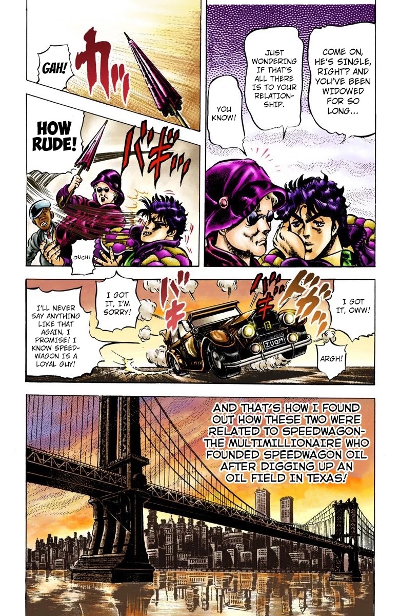 JoJo's Bizarre Adventure Part 2 - Battle Tendency (Official Colored) chapter 3 page 6