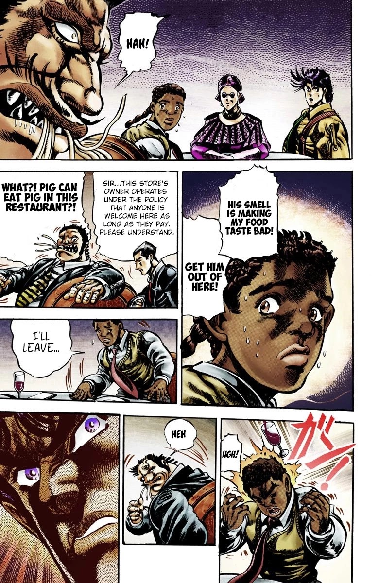 JoJo's Bizarre Adventure Part 2 - Battle Tendency (Official Colored) chapter 3 page 9