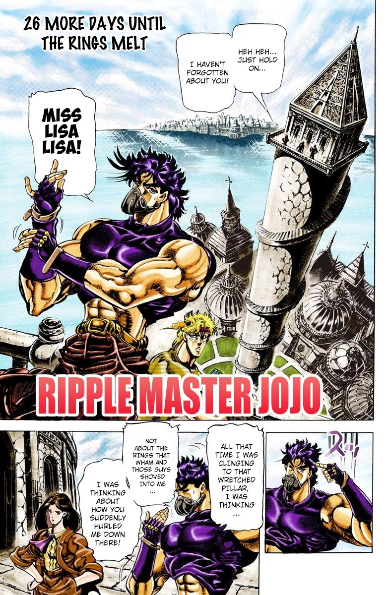 JoJo's Bizarre Adventure Part 2 - Battle Tendency (Official Colored) chapter 31 page 1