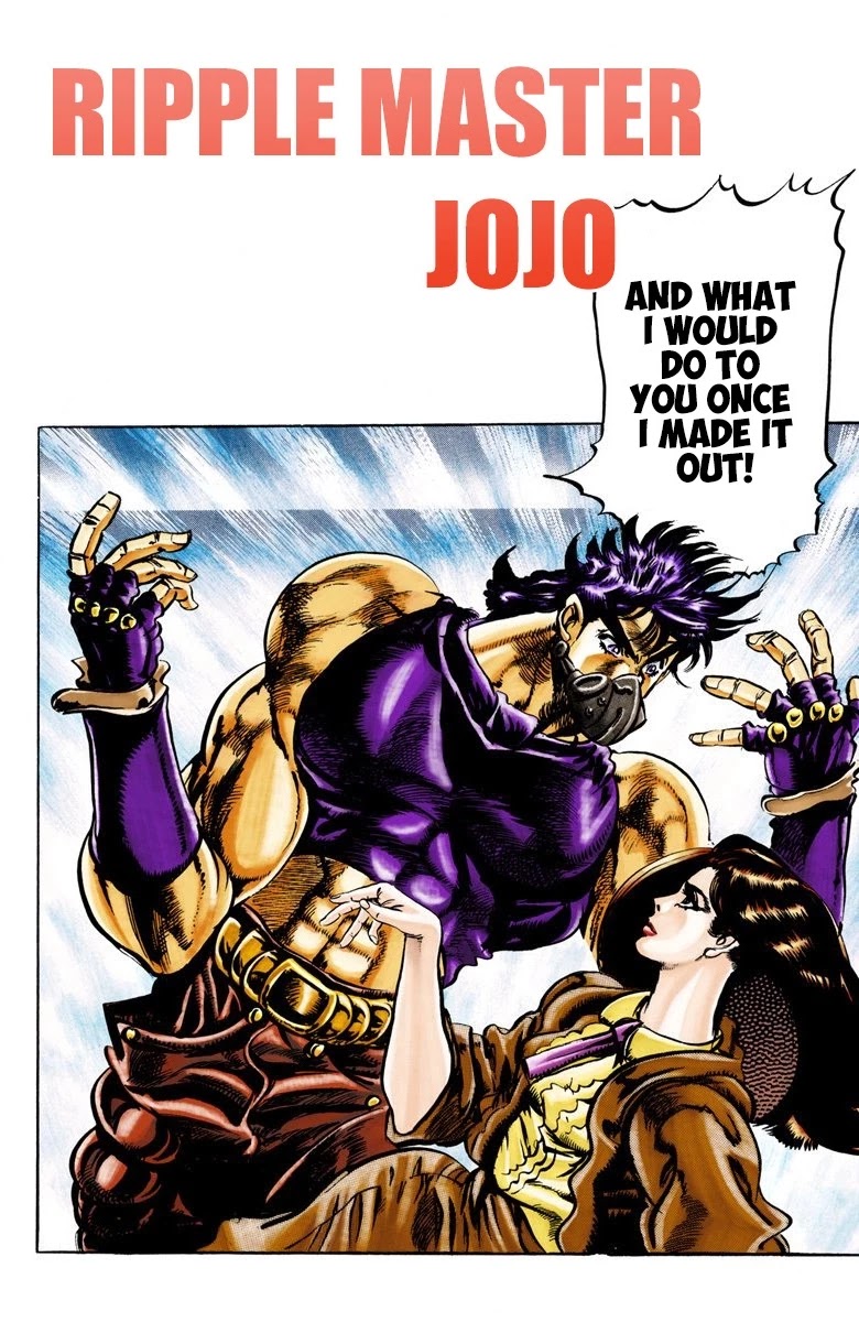 JoJo's Bizarre Adventure Part 2 - Battle Tendency (Official Colored) chapter 31 page 2