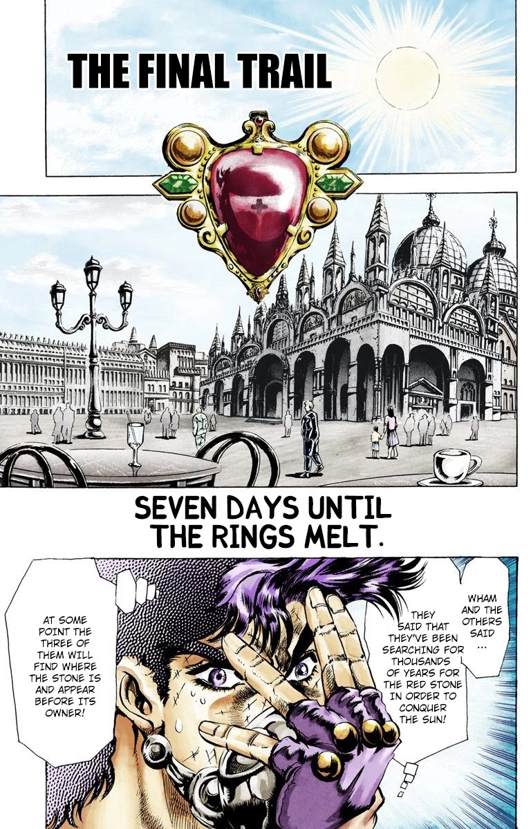 JoJo's Bizarre Adventure Part 2 - Battle Tendency (Official Colored) chapter 32 page 1