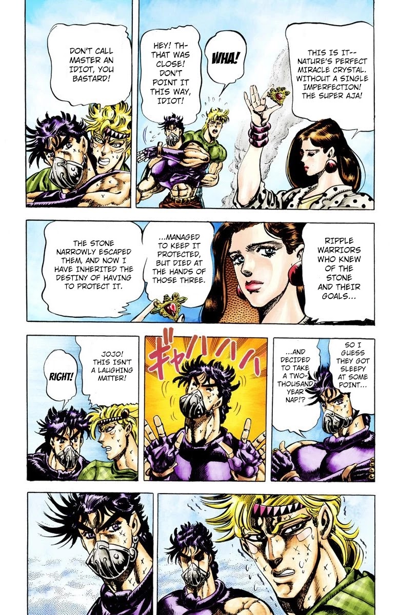 JoJo's Bizarre Adventure Part 2 - Battle Tendency (Official Colored) chapter 32 page 11