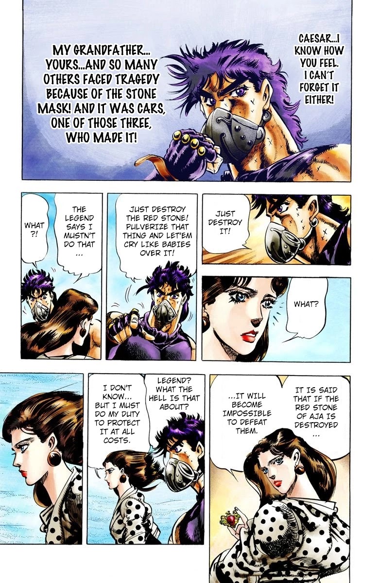 JoJo's Bizarre Adventure Part 2 - Battle Tendency (Official Colored) chapter 32 page 12