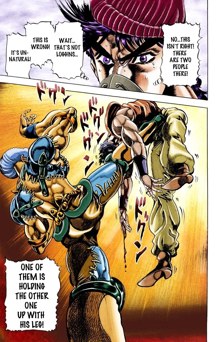 JoJo's Bizarre Adventure Part 2 - Battle Tendency (Official Colored) chapter 32 page 16