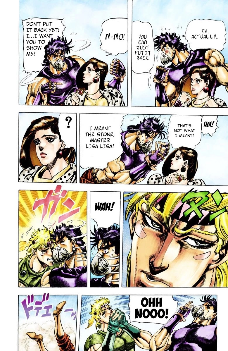 JoJo's Bizarre Adventure Part 2 - Battle Tendency (Official Colored) chapter 32 page 3