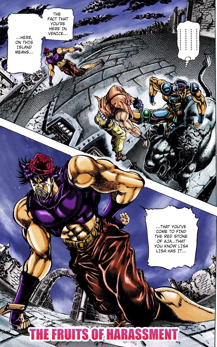 JoJo's Bizarre Adventure Part 2 - Battle Tendency (Official Colored) chapter 33 page 1