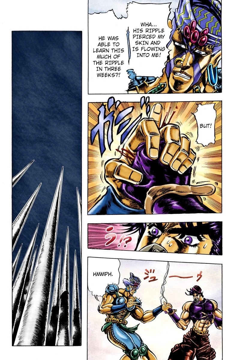 JoJo's Bizarre Adventure Part 2 - Battle Tendency (Official Colored) chapter 33 page 12