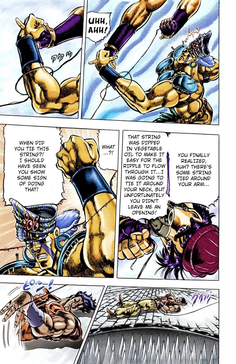 JoJo's Bizarre Adventure Part 2 - Battle Tendency (Official Colored) chapter 33 page 16