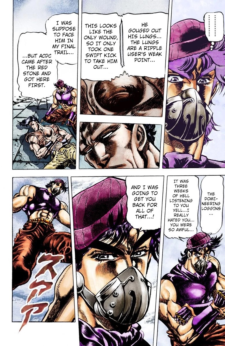 JoJo's Bizarre Adventure Part 2 - Battle Tendency (Official Colored) chapter 33 page 5