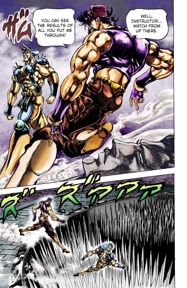 JoJo's Bizarre Adventure Part 2 - Battle Tendency (Official Colored) chapter 33 page 6