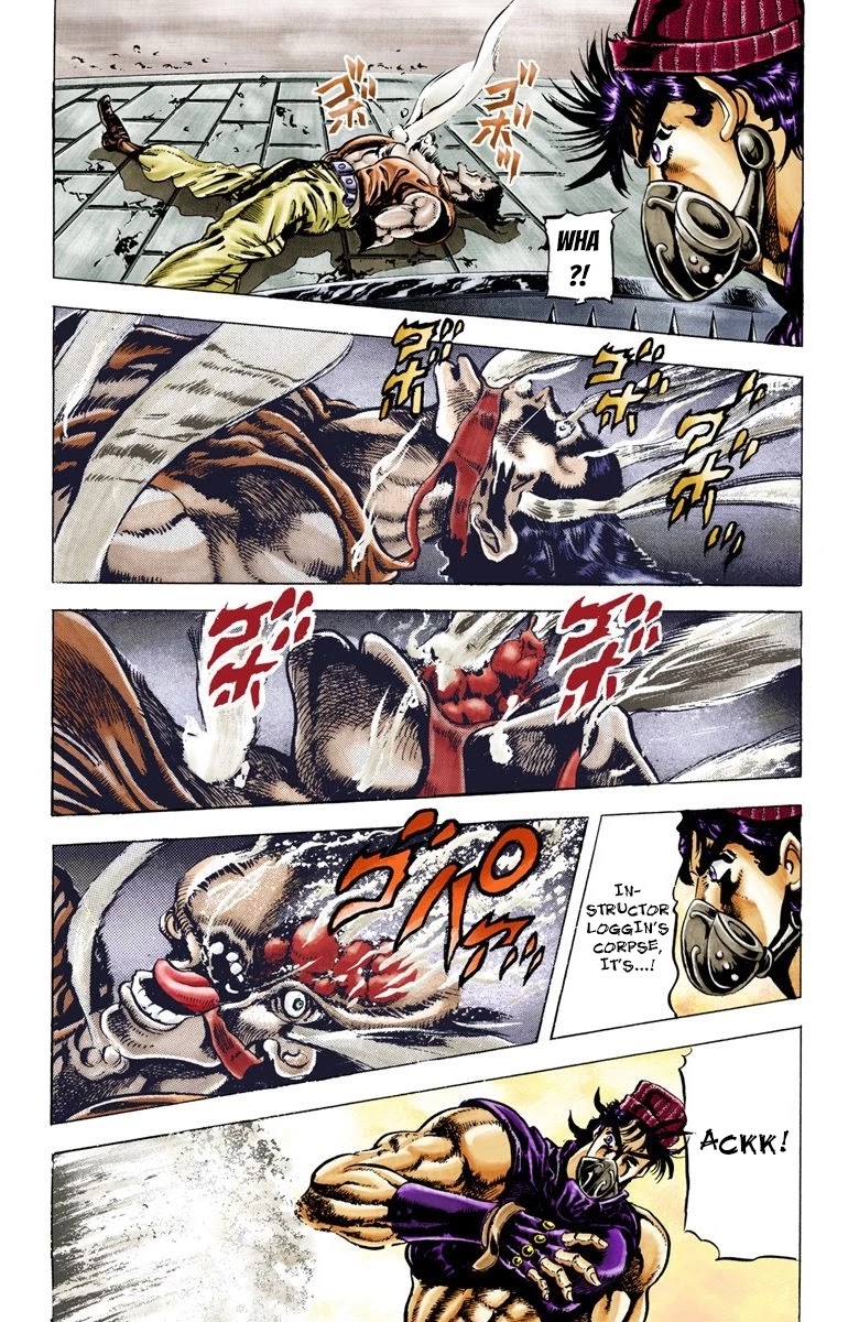 JoJo's Bizarre Adventure Part 2 - Battle Tendency (Official Colored) chapter 34 page 12