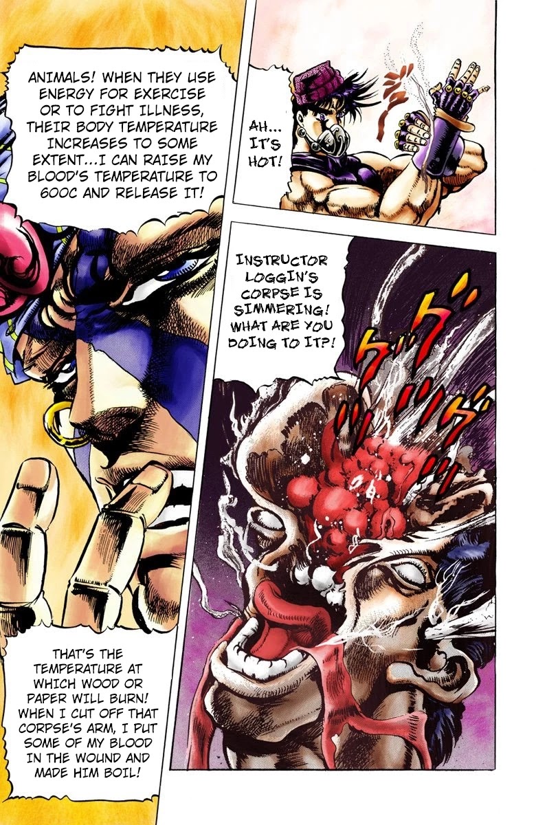 JoJo's Bizarre Adventure Part 2 - Battle Tendency (Official Colored) chapter 34 page 13