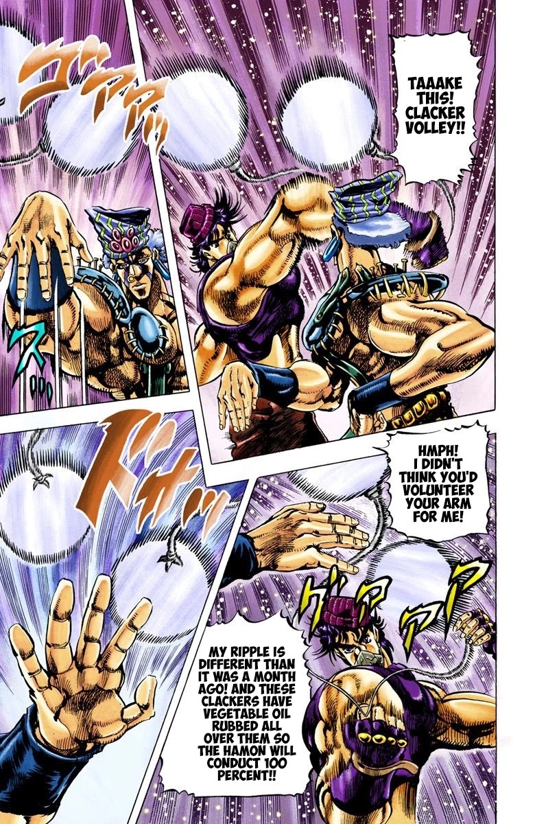 JoJo's Bizarre Adventure Part 2 - Battle Tendency (Official Colored) chapter 34 page 15