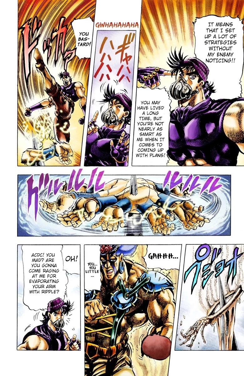 JoJo's Bizarre Adventure Part 2 - Battle Tendency (Official Colored) chapter 34 page 4