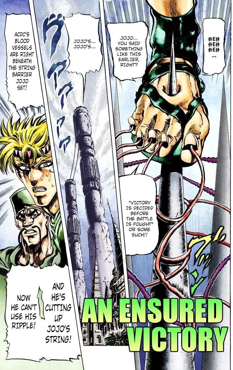 JoJo's Bizarre Adventure Part 2 - Battle Tendency (Official Colored) chapter 36 page 1