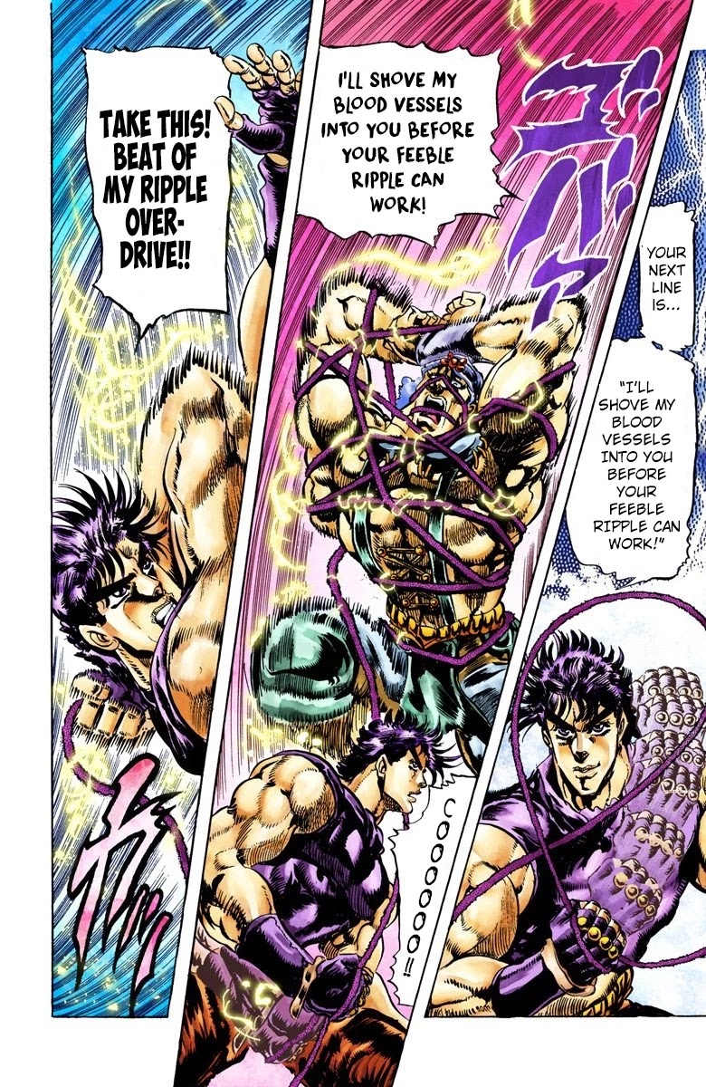 JoJo's Bizarre Adventure Part 2 - Battle Tendency (Official Colored) chapter 36 page 11