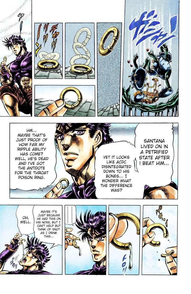 JoJo's Bizarre Adventure Part 2 - Battle Tendency (Official Colored) chapter 36 page 15