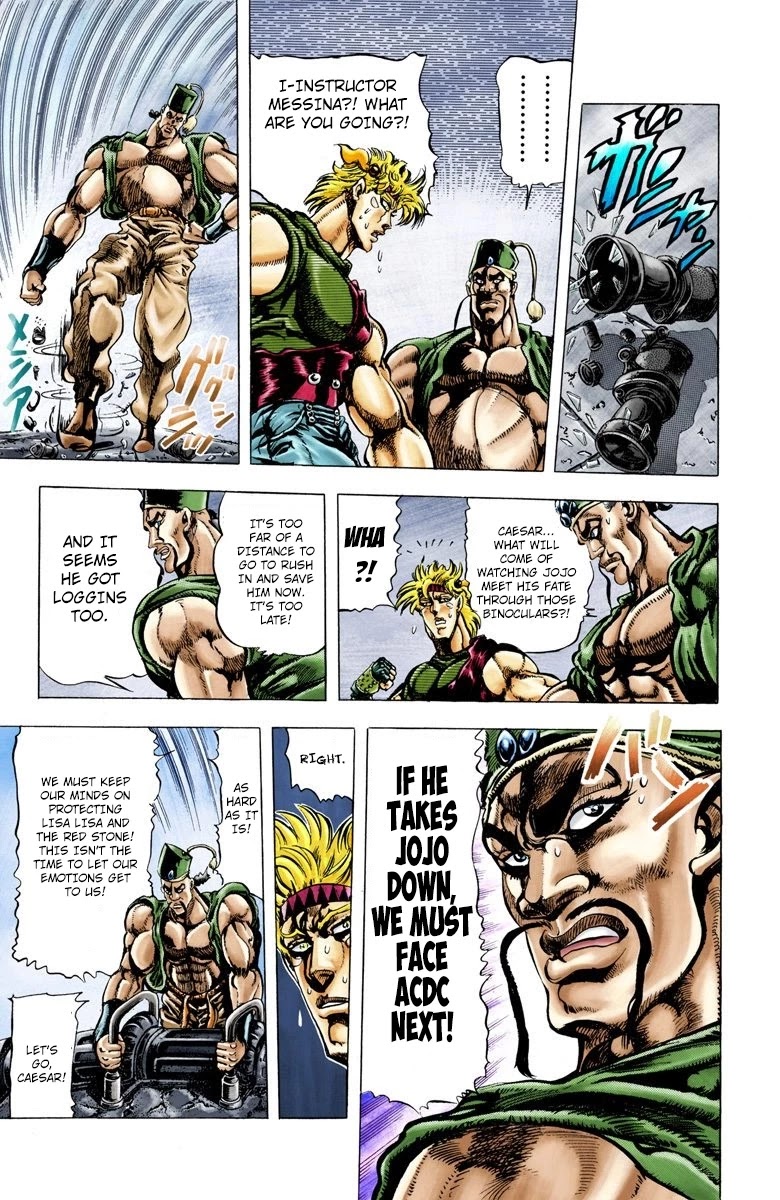 JoJo's Bizarre Adventure Part 2 - Battle Tendency (Official Colored) chapter 36 page 4